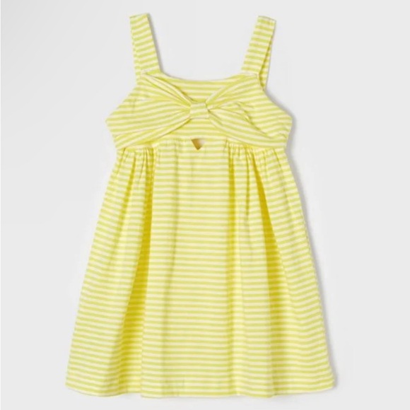 Mayoral white and yellow striped sundress size 3. - Picture 3 of 10